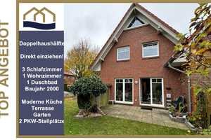 Familienfreundliche Doppelhaushälfte mit gepflegtem Garten und Stellplatz in ruhiger Wohngegend – Ammerland (Kreis) – Vorschaubild 1