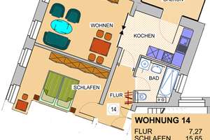 *** 2-RWG MIT BALKON & FUßBODENHEIZUNG **WE 14** – Gustav-Kühn-Straße 6, 4159 Möckern, Leipzig – Vorschaubild 13