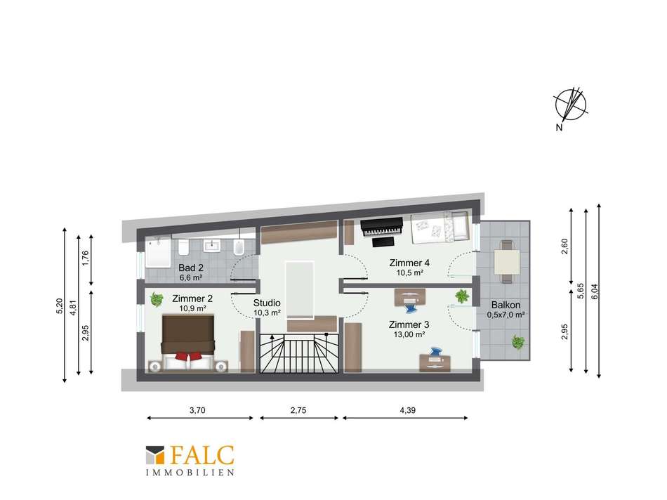 Grundriss Dachgeschoss