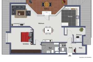 Moderne 3-Zimmer-Wohnung mit Sonnenterrasse und Einbauküche in zentraler Lage von Krefeld – Die vollständige Adresse der Immobilie erhältst du vom Anbieter., 47799 Cracau, Krefeld – Vorschaubild 16