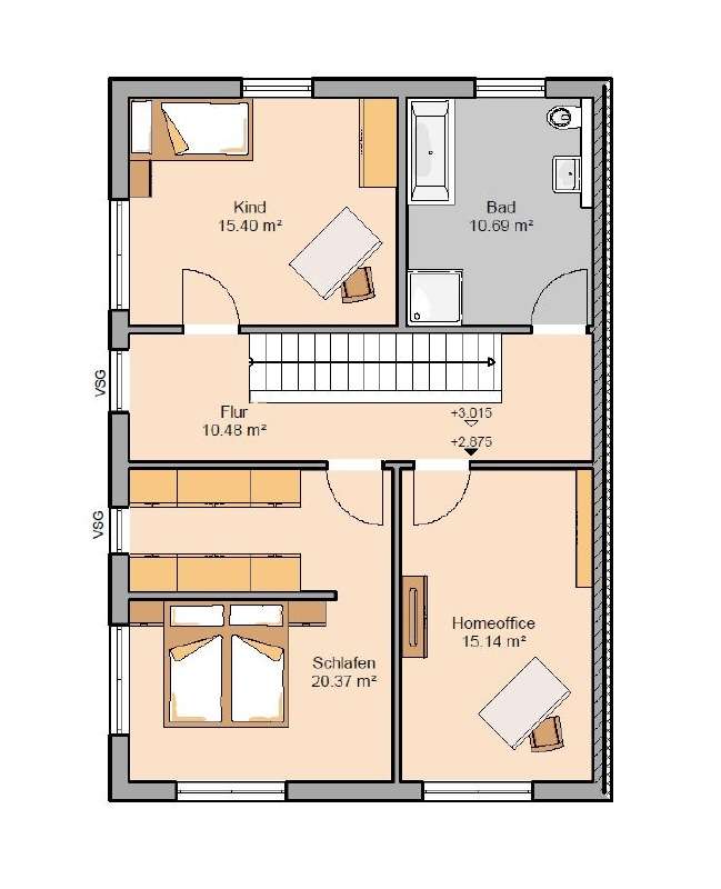 Grundriss Dachgeschoss