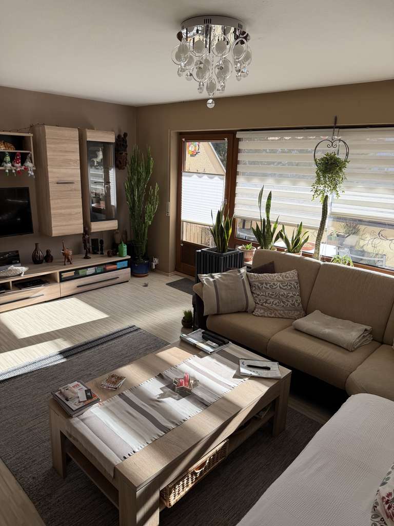 Immobilie in Schlaitdorf - Gepflegte 2-Zimmer Wohnung - mit Südterrasse und neuer Heizung - Bild 1