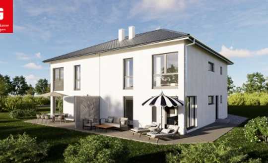 Doppelhaushälfte mit Stadtvillacharakter in zweiter Baureihe - Eigenheim statt Miete