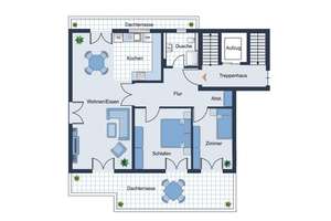 IM BELIEBTEN KÜNSTLERVIERTEL! MODERNES PENTHOUSE MIT SONNIGER DACHTERRASSE UND TIEFGARAGENSTELLPLATZ – Die vollständige Adresse der Immobilie erhältst du vom Anbieter., 65197 Rheingauviertel / Hollerborn, Wiesbaden – Vorschaubild 18