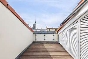 Kollwitzkiez, Prenzlauer Berg: 3-Zimmer DG-Wohnung, Süd-Terrasse, Blick auf den Fernsehturm – 10405 Prenzlauer Berg, Berlin – Vorschaubild 7