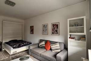 1-Raum-Apartment mit Südbalkon vollmöbliert / fully furnished 1-Room Apartment with sunny balcony