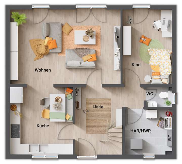 Grundriss-Einfamilienhaus-Flai