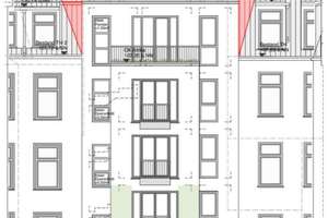 Ensemble aus 4 Mehrfamilienhäusern mit zusätzlich genehmigten Neubauprojekt für 4-Familienhaus – 60327 Gallus, Frankfurt am Main – Vorschaubild 6