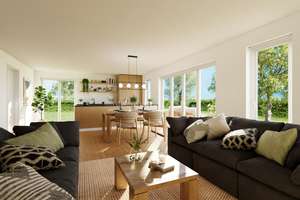 Attraktiver Neubau-Bungalow - Schwellenlos zum Erstbezug – Die vollständige Adresse der Immobilie erhältst du vom Anbieter., 86480 Aletshausen – Vorschaubild 1