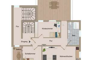 Erstbezug nach Kernsanierung  Moderne 3-Zimmer-Wohnung mit ca. 100 m² Wohnfläche und großer Terrasse