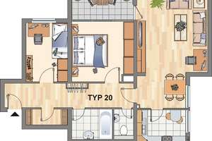 Demnächst frei! 3-Zimmer-Wohnung in Essen Freisenbruch – Erasmusstraße 2, 45279 Freisenbruch, Essen – Vorschaubild 3