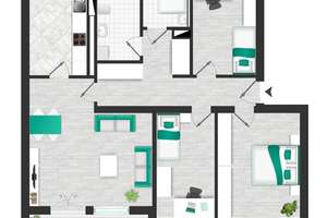 Top Gelegenheit: 4 Zimmer, Balkon, Garage – Die vollständige Adresse der Immobilie erhältst du vom Anbieter., 42855 Fichtenhöhe, Remscheid – Vorschaubild 15