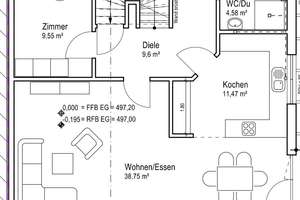 Moderne 5-Zimmer-Doppelhaushälfte (KFW 40 +) mit Garten, PV-Anlage und Wärmepumpe in Gammelsdorf  – Die vollständige Adresse der Immobilie erhältst du vom Anbieter., 85408 Gammelsdorf – Vorschaubild 3