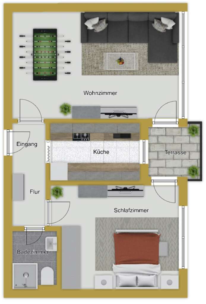 Immobilie in Korb - Kapitalanlage: Zweizimmerwohnung vermietet mit Stellplatz in Korb - Bild 4