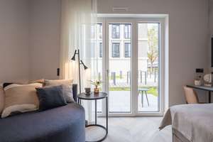 "Summer in the City" | Stylische Erdgeschoss-Wohnung mit eigener Terrasse und Komplettausstattung! – Mindener Straße 102-110, 40227 Oberbilk, Düsseldorf – Vorschaubild 6