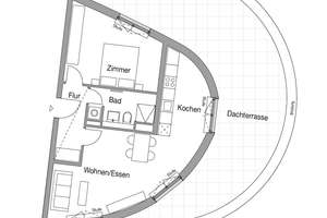 Einzigartige 2-Zimmer-Penthouse-Wohnung mit großer Dachterrasse und sensationellem 180°-Havelblick! – Die vollständige Adresse der Immobilie erhältst du vom Anbieter., 13585 Hakenfelde, Berlin – Vorschaubild 16