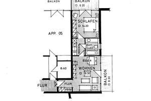 Junkersdorf - helle 2 Zimmer - hohe Decken - Tageslichtbad - 2 Balkone - EBK - Aufzug – Wilhelm-von-Capitaine-Straße 20, 50858 Junkersdorf, Köln – Vorschaubild 17