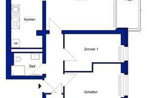 3-Zimmer-Wohnung mit offenem Wohn- und Kochbereich u. Loggia – Kurt-Schumacher-Ring 1, 38444 Detmerode, Wolfsburg – Vorschaubild 10