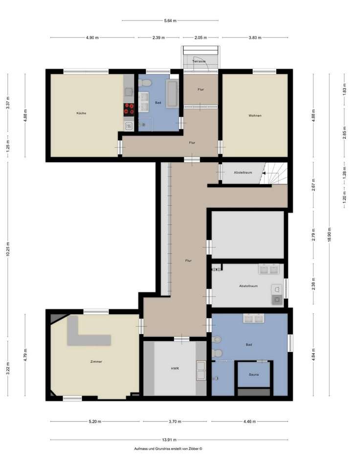 Grundriss Untergeschoss