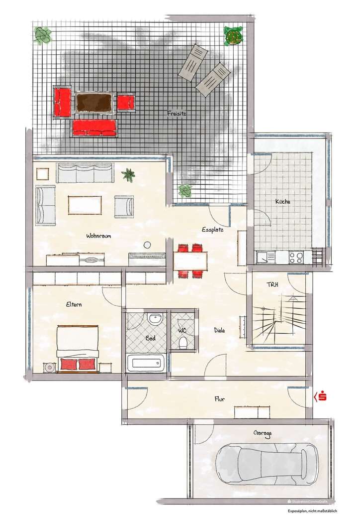 Grundriss Erdgeschoss