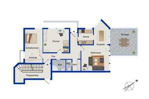 Lebe lieber außergewöhnlich. 3,5-Zimmer Etagenwohnung auf der Weinsteige in Stuttgart – Die vollständige Adresse der Immobilie erhältst du vom Anbieter., 70180 Weinsteige, Stuttgart – Vorschaubild 16