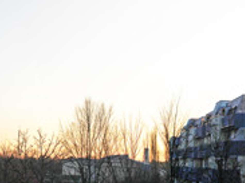 Sonnenuntergang Balkonaussicht