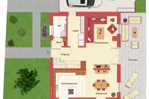 Ein Traum! Einfamilienhaus mit Garten, Garage, großem Grundstück und mehr in Velen, Randlage – Borken (Kreis) – Vorschaubild 16
