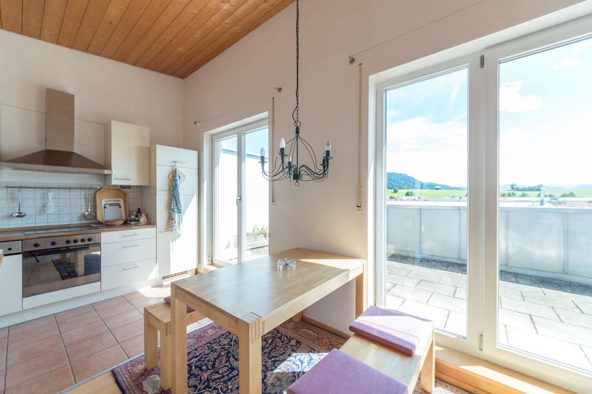 Immobilie in Bad Tölz - Dachterrasse mit Karwendelblick! - Bild 3