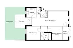Erstbezug nach Renovierung: 3,5 Zimmer, große Terrasse, neue Küche & TG-Stellplatz – Badstr. 2, 72793 Pfullingen – Vorschaubild 18