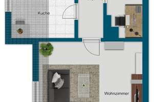 Klein, fein, mein: Stilvolle Wohnung für Singles – Kämpenstr. 25, 45147 Holsterhausen, Essen – Vorschaubild 11