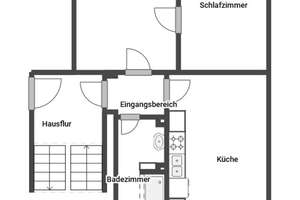 Leerstehende 2-Zimmer-Wohnung mit Stellplatz in der Paderborner Südstadt – Die vollständige Adresse der Immobilie erhältst du vom Anbieter., 33098 Kernstadt, Paderborn – Vorschaubild 4