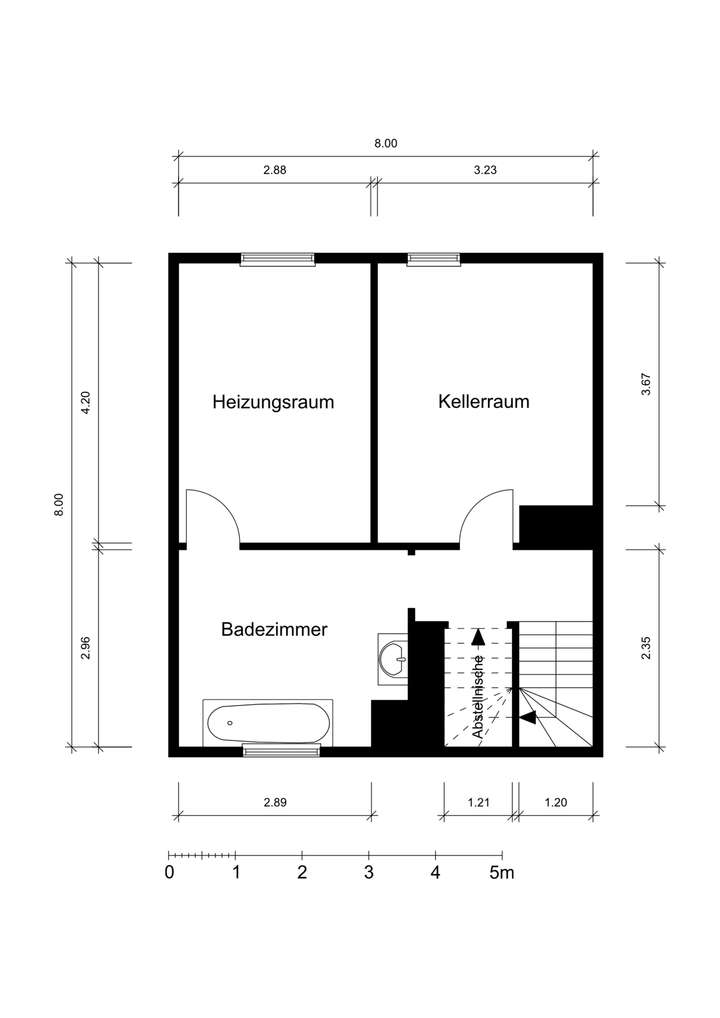 Keller Grundriss