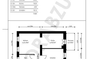 Hochwertig sanierte 2-Zimmer-Wohnung im Erdgeschoss mit Terasse – Wernerstr. 10, 3046 Mitte, Cottbus – Vorschaubild 3