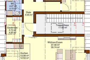 Großzügige 3-Zimmer-DG Wohnung mit Westbalkon – Leienfelsstr 21a, 81243 Aubing-Süd, München – Vorschaubild 4