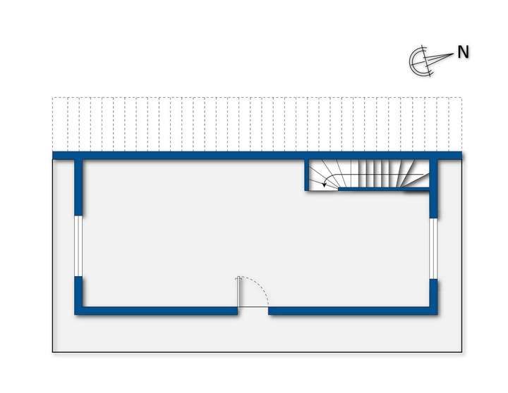 Grundrissskizze Remise Oberges