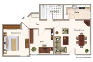 Ihr grünes Zuhause: 3-Zimmer Erdgeschosswohnung mit privatem Garten und Terrasse – Die vollständige Adresse der Immobilie erhältst du vom Anbieter., 93059 Weichs, Regensburg – Vorschaubild 11
