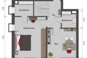 Attraktive 4-Raum-Wohnung auf zwei Wohnebenen mit Terrasse und Tiefgarage in Billstedt - Wentzel Dr. – Die vollständige Adresse der Immobilie erhältst du vom Anbieter., 22117 Billstedt, Hamburg – Vorschaubild 3
