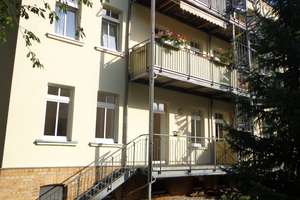 eigener Garten und Stellplatz,Balk.,Bestlage Gohlis,helle 3 Ziwhg. in Gartenhaus,ruhig