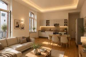 Frisch renovierte 5-Zimmerwohnung mit Küche und Balkonen – Adelheidstr. 54, 65185 Mitte, Wiesbaden – Vorschaubild 1