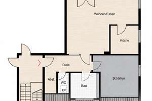 Gut geschnittene 2-Zimmer-Wohnung mit Südwestbalkon und Tiefgarage – Die vollständige Adresse der Immobilie erhältst du vom Anbieter., 42349 Cronenberg, Wuppertal – Vorschaubild 12