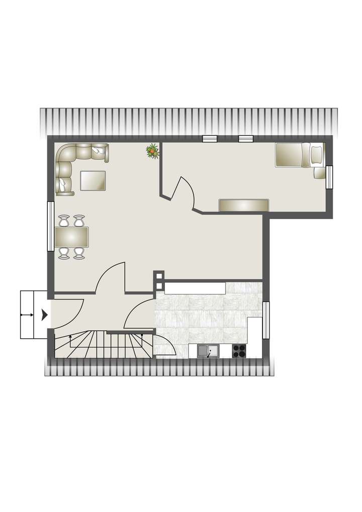 Grundriss DG (schematisch darg
