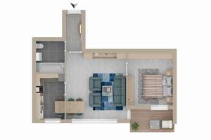 2-Zimmer Wohnung mit Terrasse in Stuttgart-Rohr – Die vollständige Adresse der Immobilie erhältst du vom Anbieter., 70565 Rohr, Stuttgart – Vorschaubild 9