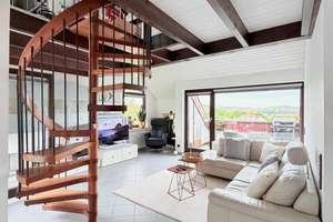  3,5-Zi-Penthouse-Maisonette im Dachgeschoss: Galerie, große Süd-Dachterrasse, Balkon, Panoramablick – Die vollständige Adresse der Immobilie erhältst du vom Anbieter., 70435 Zuffenhausen-Mönchsberg, Stuttgart – Vorschaubild 10