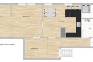 T35 - Moderne, komplett möblierte Wohnung - zentral, direkt am Gerber – Tübinger Straße 35, 70178 Rathaus, Stuttgart – Vorschaubild 6