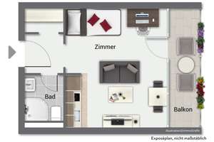 Top-Lage in MA-Almenhof: Leerstehendes 1-Zimmer-Studio mit Loggia, Stellplatz & Hochschulnähe – 68199 Neckarau, Mannheim – Vorschaubild 18