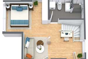 NEUBAU 2 Zi.-Maisonette-Whg. mit Festungsblick und großzügiger Dachterrasse – Wirsbergstraße 10, 97070 Altstadt, Würzburg – Vorschaubild 19