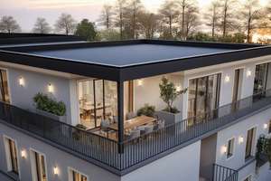 Ulrichs Gärten: Exklusives Penthaus mit umlaufender Dachterrasse und Blick ins Grüne
