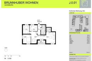 Neubau / 4-Zimmer Wohnung in Augsburg Schallerstraße – Schallerstraße 5, 86154 Links der Wertach-Nord, Augsburg – Vorschaubild 8