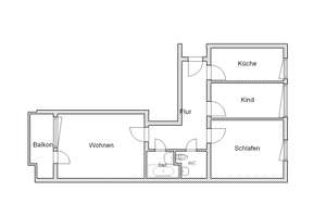 3 Zimmer, sep. Küche, Balkon! Ideal für Paar oder 2er-WG. – Londoner Str. 8, 53117 Auerberg, Bonn – Vorschaubild 10