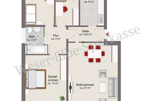 4-Zi.-Wohnung mit Loggia & Markise in Leherheide – Die vollständige Adresse der Immobilie erhältst du vom Anbieter., 27578 Leherheide, Bremerhaven – Vorschaubild 21